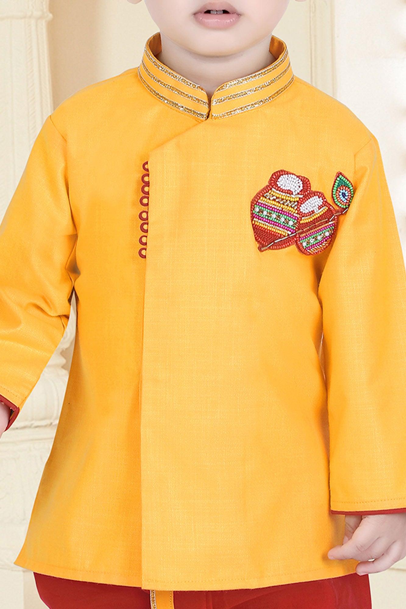 Divine Krishna Janmashtami Adorable Outfit for Kanha - Lagorii Kids
