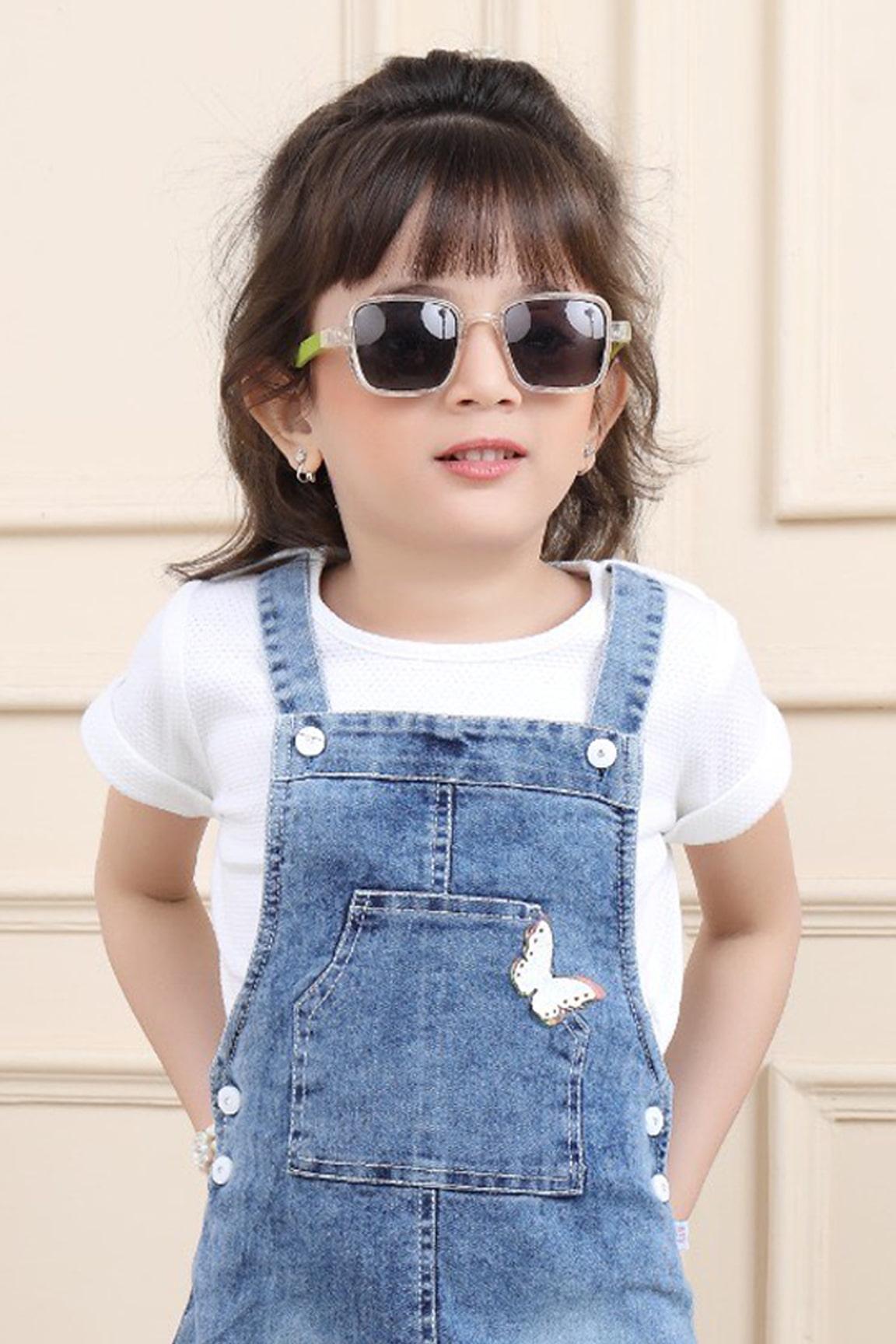 MPC Cute Fashion Kids Baby Girl Dress Infant Jeans Dungaree Jumpsuit for  6-12 Months (Blue)