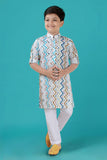 Lagorii Printed Cotton Kurta Set for Boys - Pack of 2 - Lagorii Kids