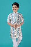 Lagorii Printed Cotton Kurta Set for Boys - Pack of 2 - Lagorii Kids
