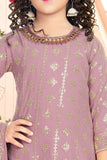 Pale pink color golden embroidered ethnic wear Sharara suit for girls. - Lagorii Kids