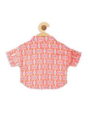 Pink Crop Shirt for Girls - Lagorii Kids