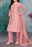 Pink Kurti with Straight Pants and Dupatta - Lagorii Kids