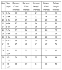size chart for jumpsuit girls