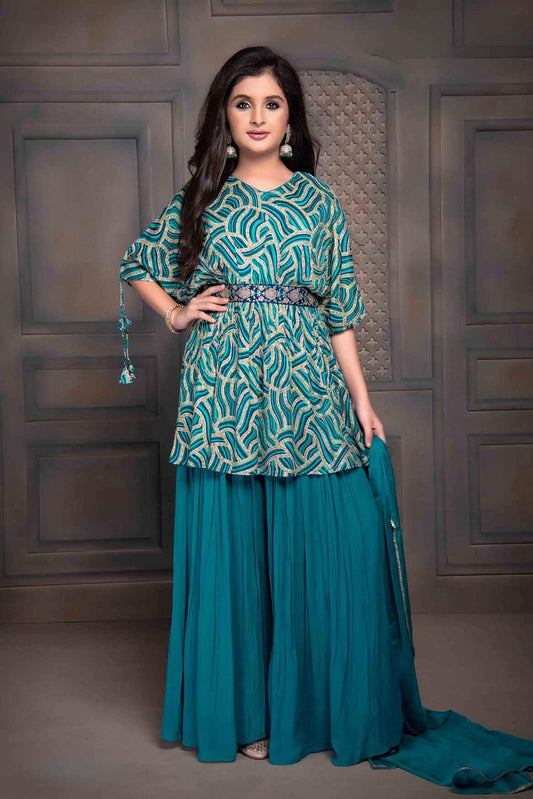 Latest Palazzo Suits and Dresses Design Online