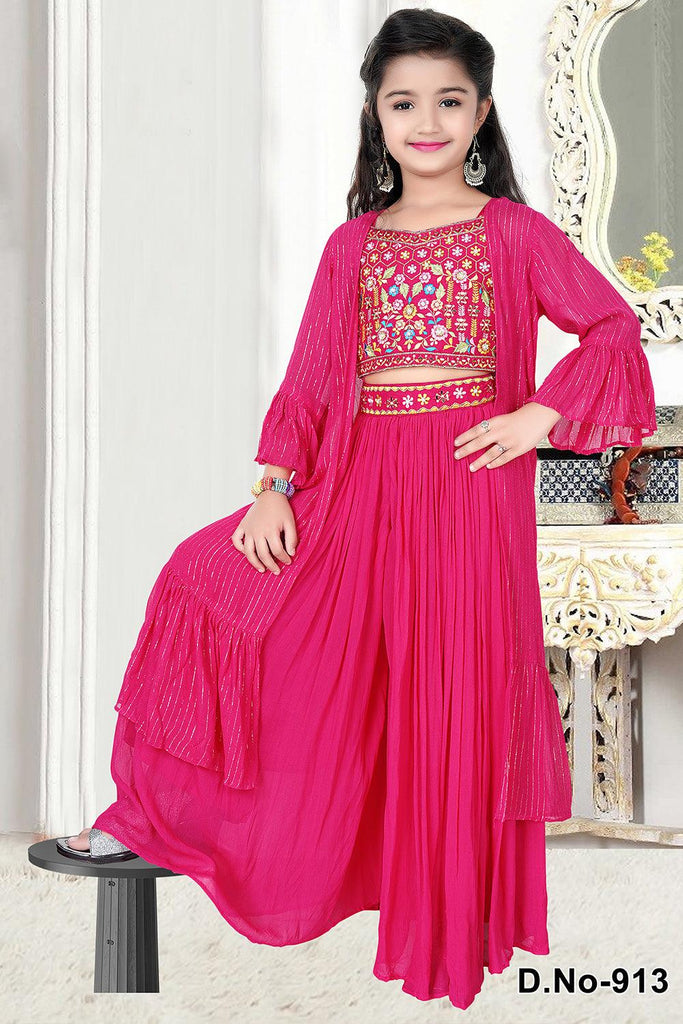 Kids Plazo Suit Design New Dress For Girl Plazo Girls Plazo Dress