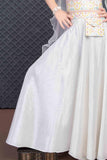 Snow white Designer Palazzo Set for Girls. - Lagorii Kids