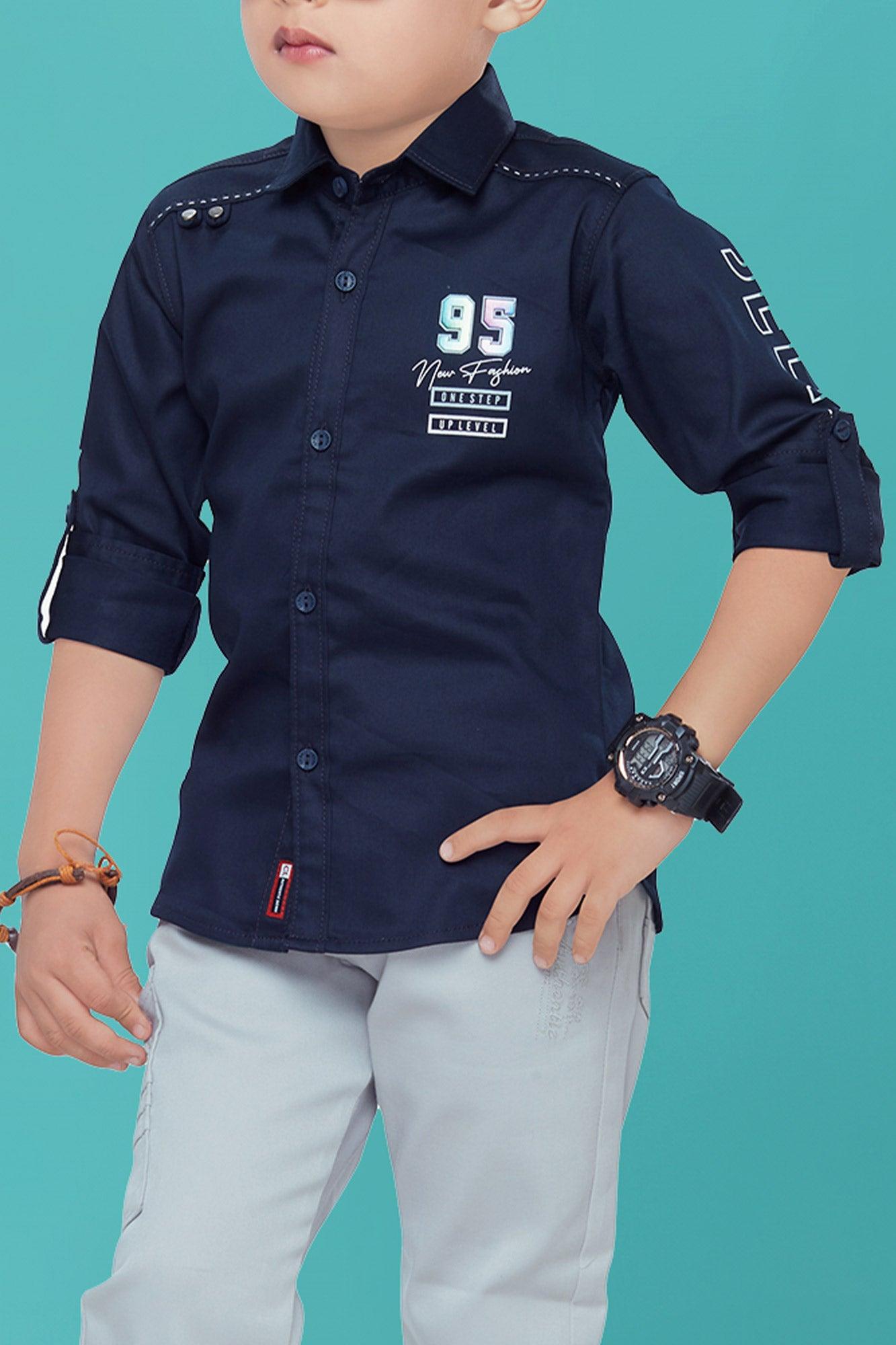 Buy Genre Over Navy Blue Cargo Pants Outfit – Address Apparels