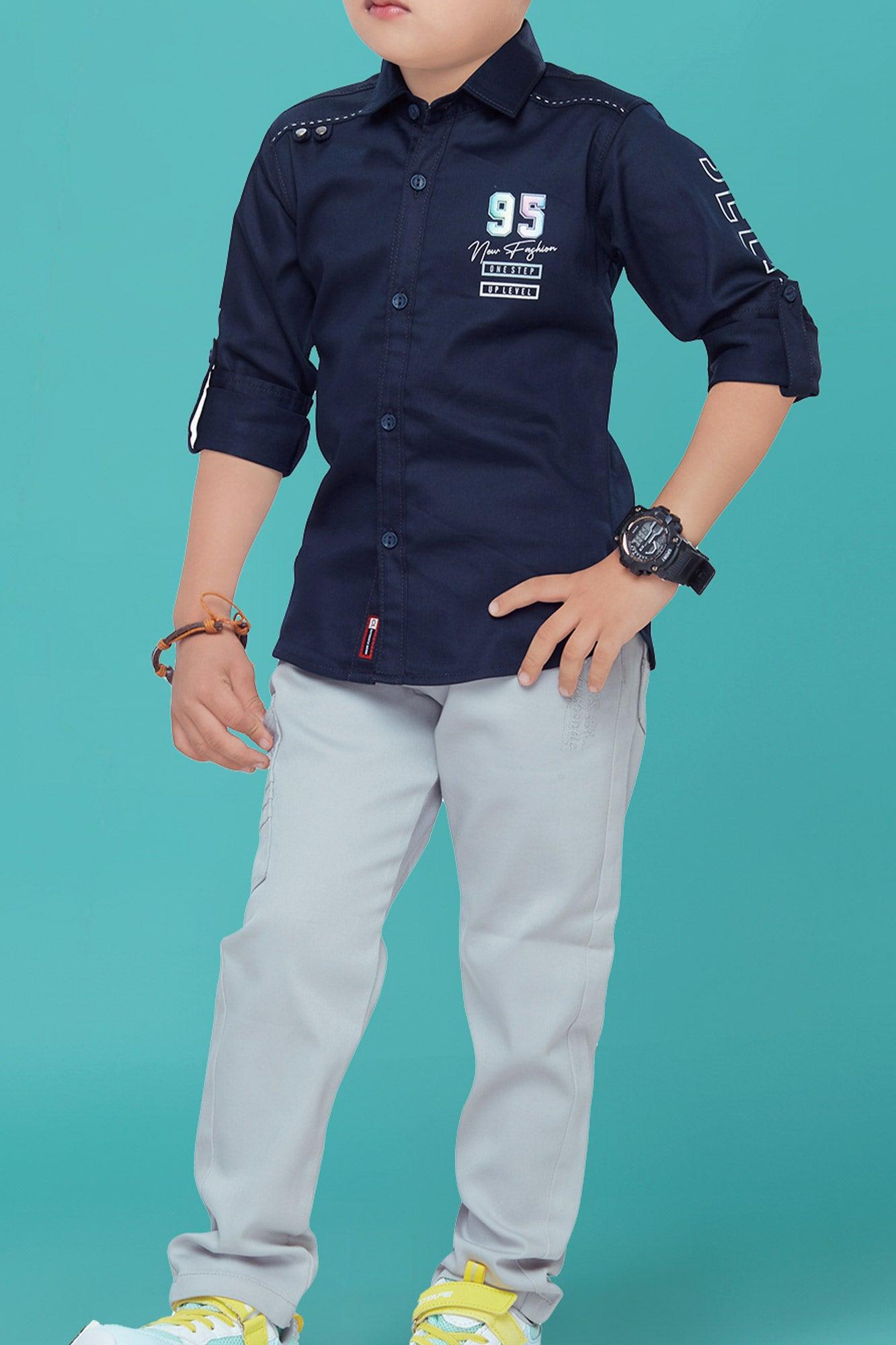 Pant Shirt Year Boy Dress Online Low Price Stylish Kids' Navy Blue