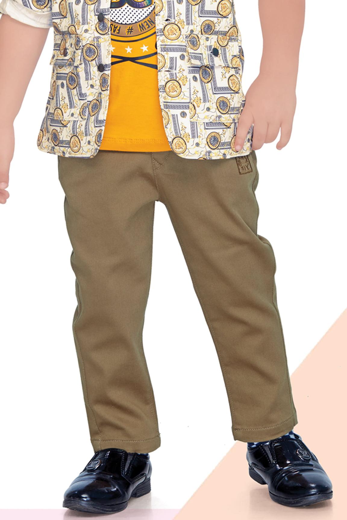 Relaxed Tapered Fit Pants - Brown - Kids | H&M US