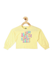 Sunset Yellow Top for Girls - Lagorii Kids