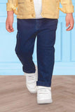White T-Shirt With Yellow Over Coat Set For Boys - Lagorii Kids