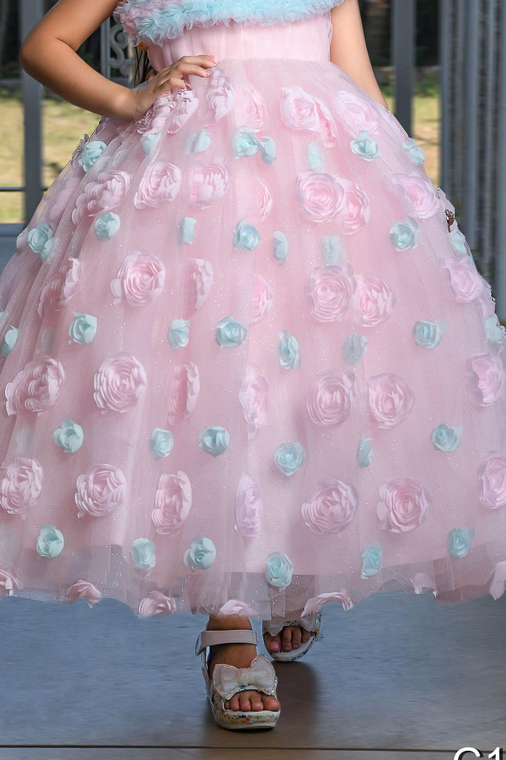 New Cute Princess Dress Puffy Dress Baby Girl One Year - Temu