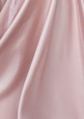 Peach asymmetric full-length gown - Lagorii Kids